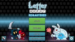 Letter Quest Remastered Title Screen